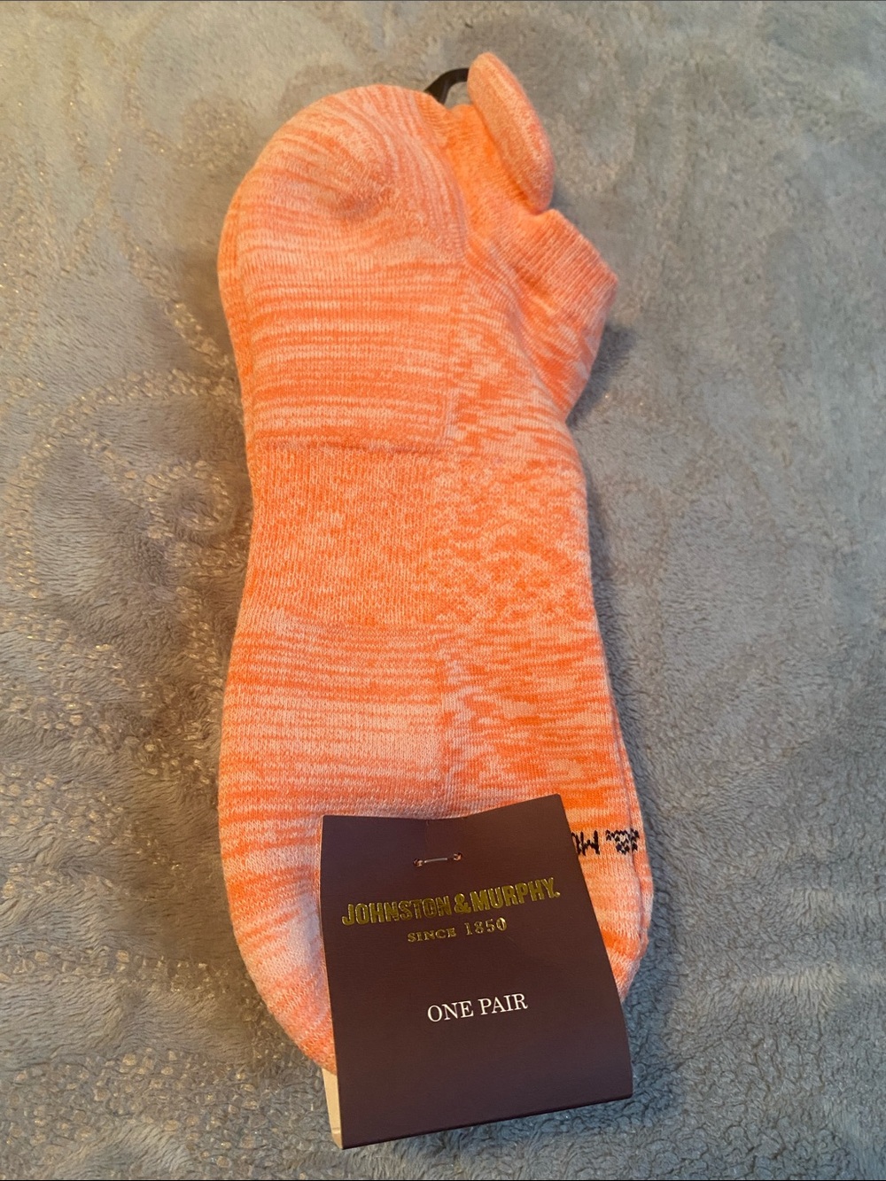 Johnston & Murphy coral no show socks